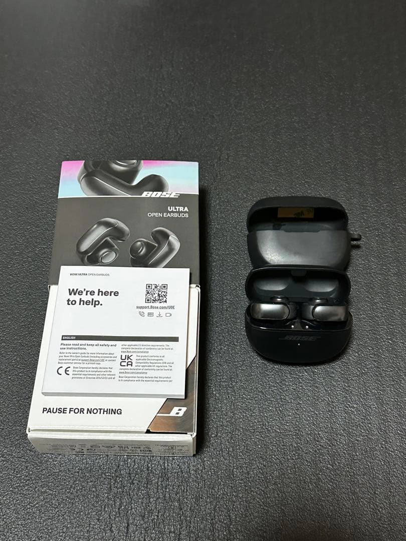 美品 保護ケース付 Bose Ultra Open Earbuds ブラック Amazon.co.jp: Bose Ultra Open Earbuds 充電ケース ブラック : 楽器
