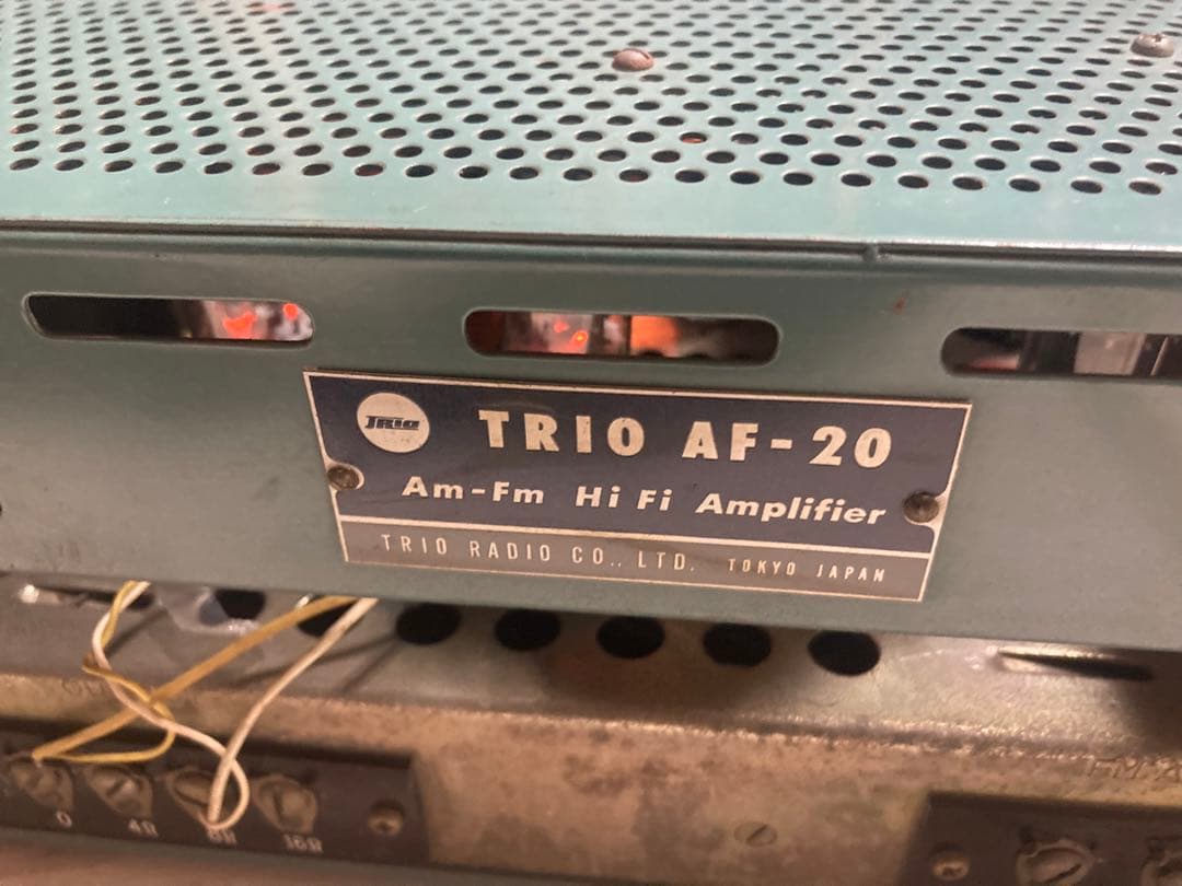 ジャンク品TRIO AF-20 AM-FM Hi Fi Amplifier - メルカリ