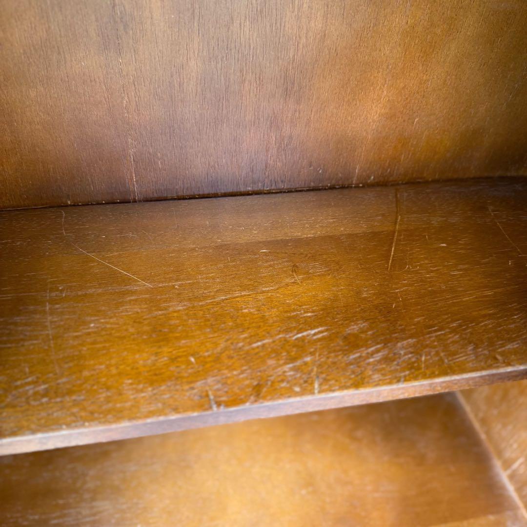 HR853 【彫刻が素敵】イタリア 象嵌細工 シャビーシック キャビネット