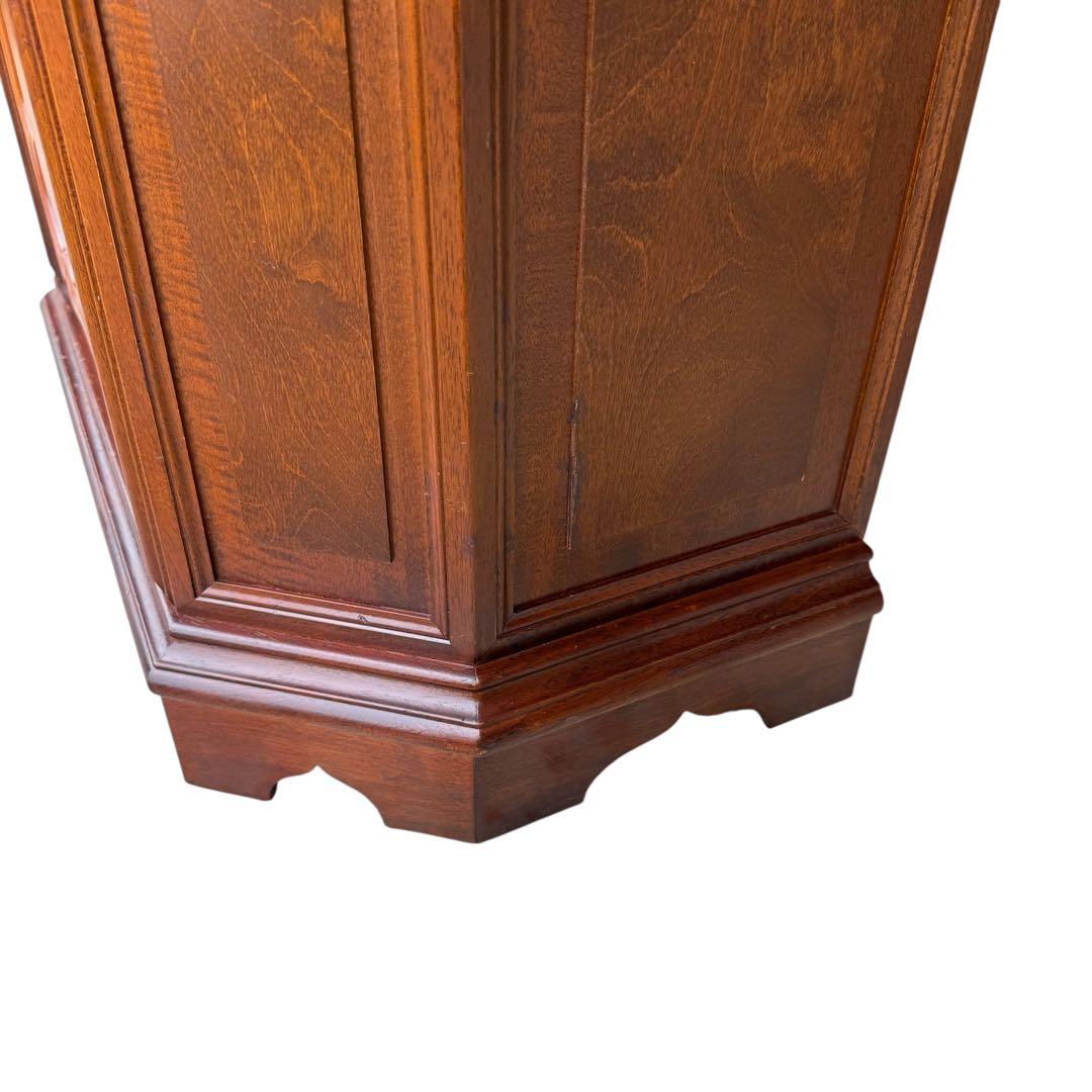 HR853 【彫刻が素敵】イタリア 象嵌細工 シャビーシック キャビネット