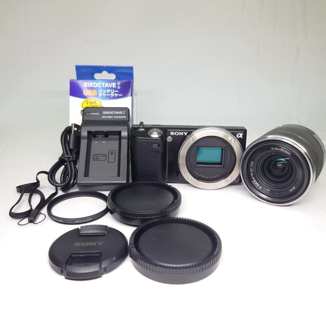 Sony Alpha NEX-5 SEL1855 ブラック　ソニー　動作確認済み Amazon.co.jp: Sonyアルファsel1855・Eマウント18 – 55 mm f3 . 5