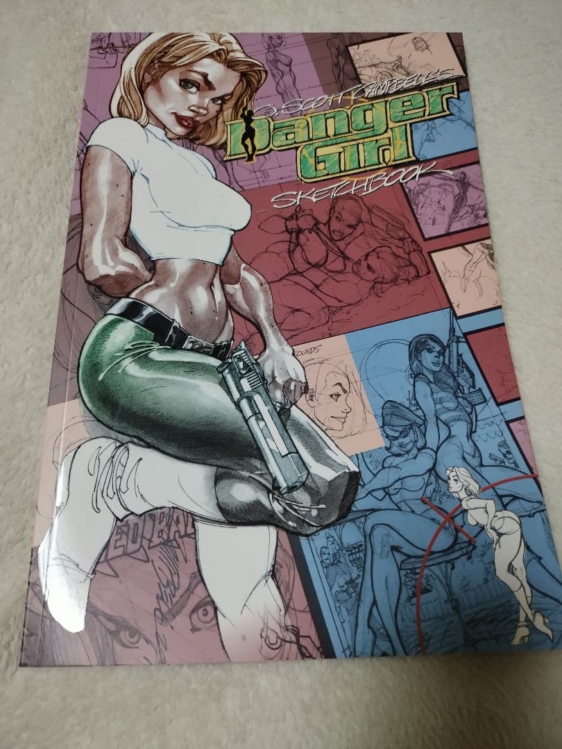 Cliffhanger デンジャーガール スケッチブック アメコミ Danger Girl Sketchbook: J. Scott Campbell, John 