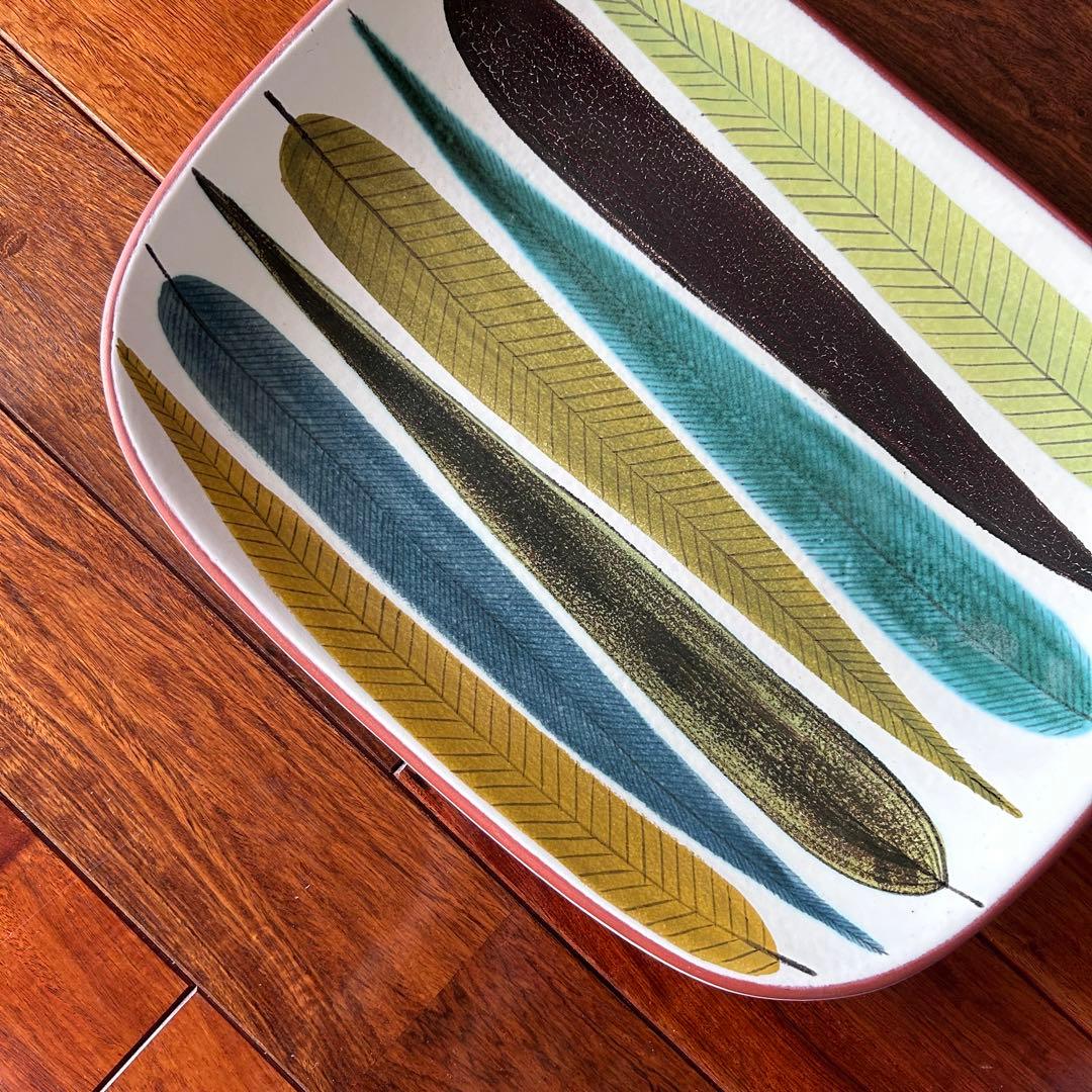 Gustavsberg Fajans リーフ プレート faience-leaf-shaped-dish-by-