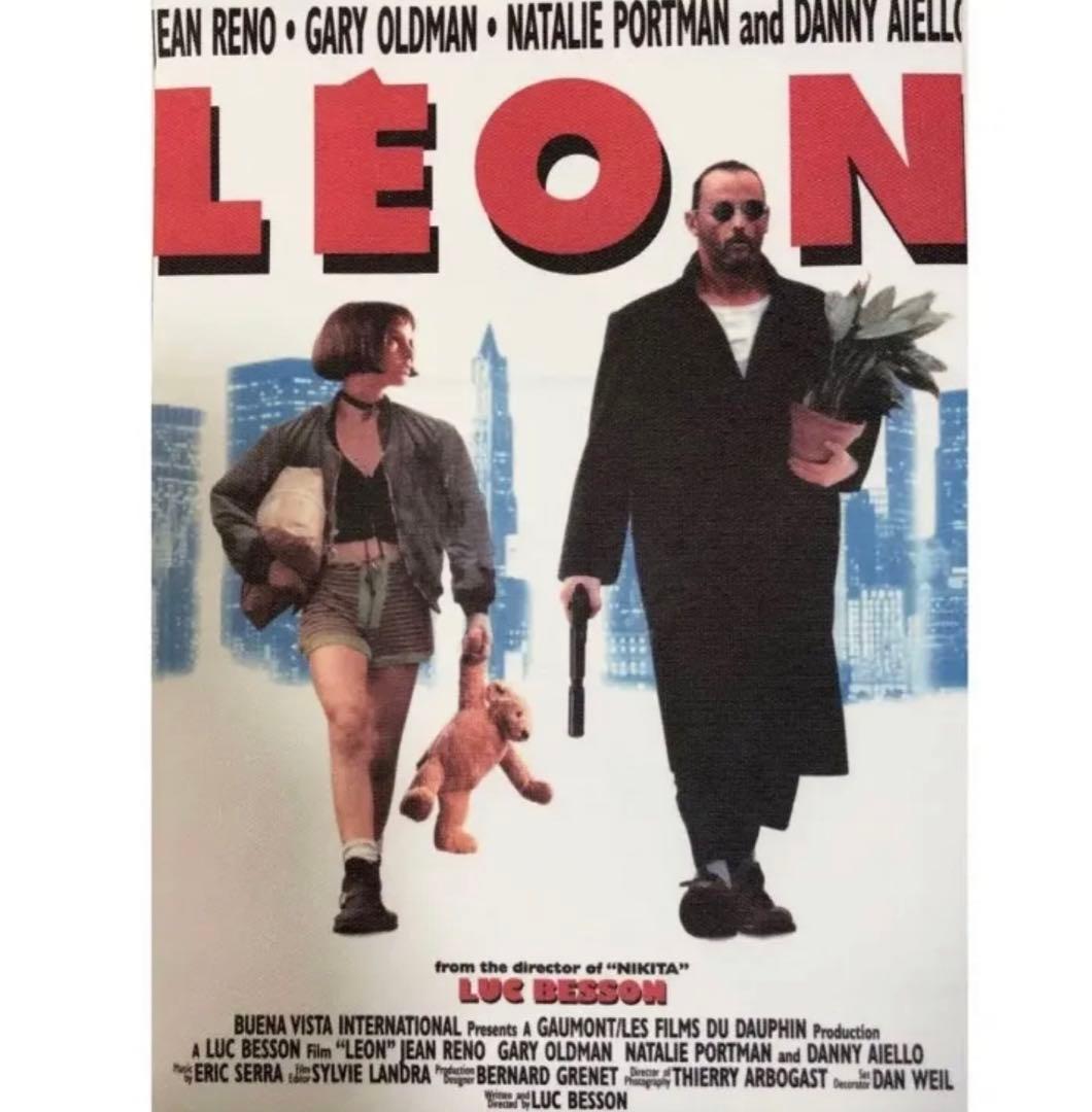 487A4レオン LEON 映画 ポスター ジャン・レノ レプリカポスター