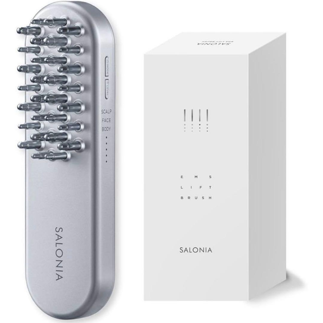 【新品未使用品】 SALONIA サロニア EMS リフトブラシ　電気ブラシ Amazon.co.jp: SALONIA サロニア EMS リフトブラシ 電気ブラシ 美顔器