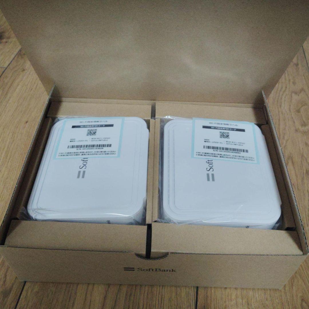 SoftBank メッシュWi-Fiルーター 2台セット - メルカリ