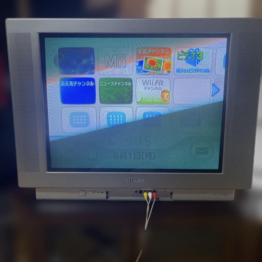 シャープ ブラウン管テレビ 21C-FG50 リモコン付 レトロゲームOK シャープ 21インチ ブラウン管テレビ 21C-FG50 - メルカリ