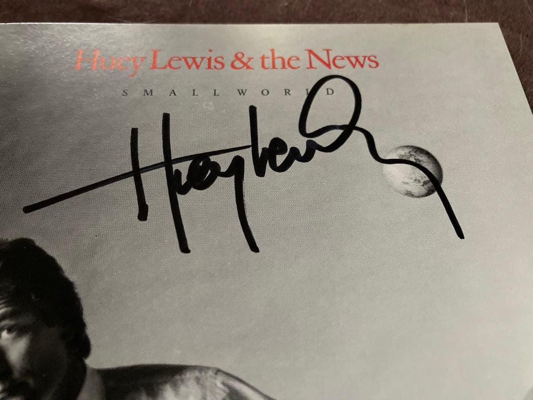 レア Huey Lewis 直筆サインCD ヒューイルイス & The News