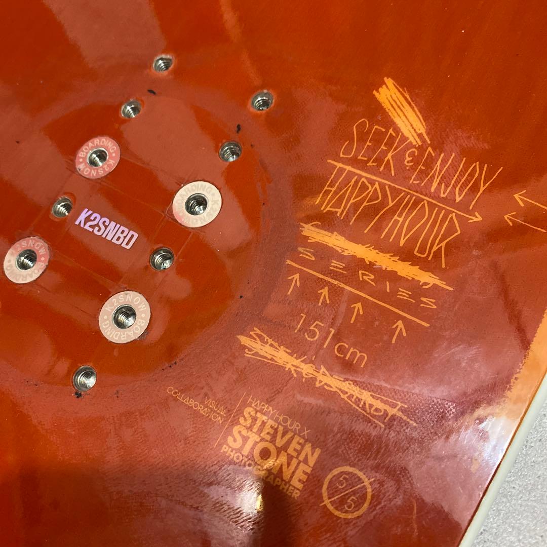 ☆K2 HAPPY HOUR ケーツー スノーボード スノボ板 151㎝ メンズ - メルカリ