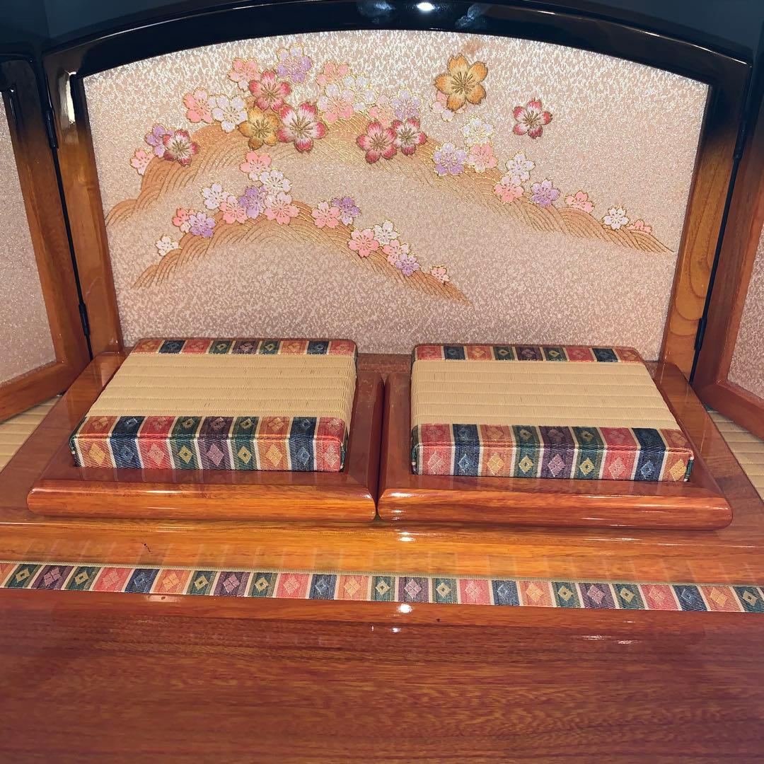 寿慶 ひな飾り よろこびの春 雛人形 収納 2段 5人飾り - メルカリ