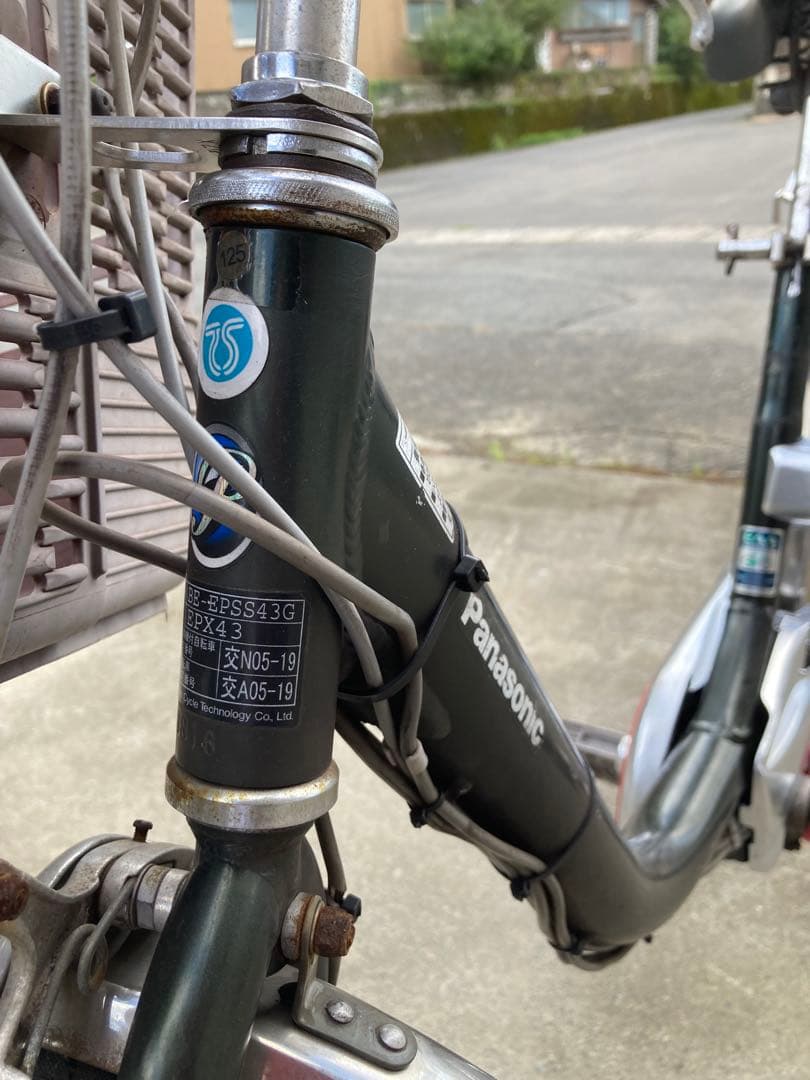 パナソニック電動アシスト自転車 シティタイプ モスグリーン色