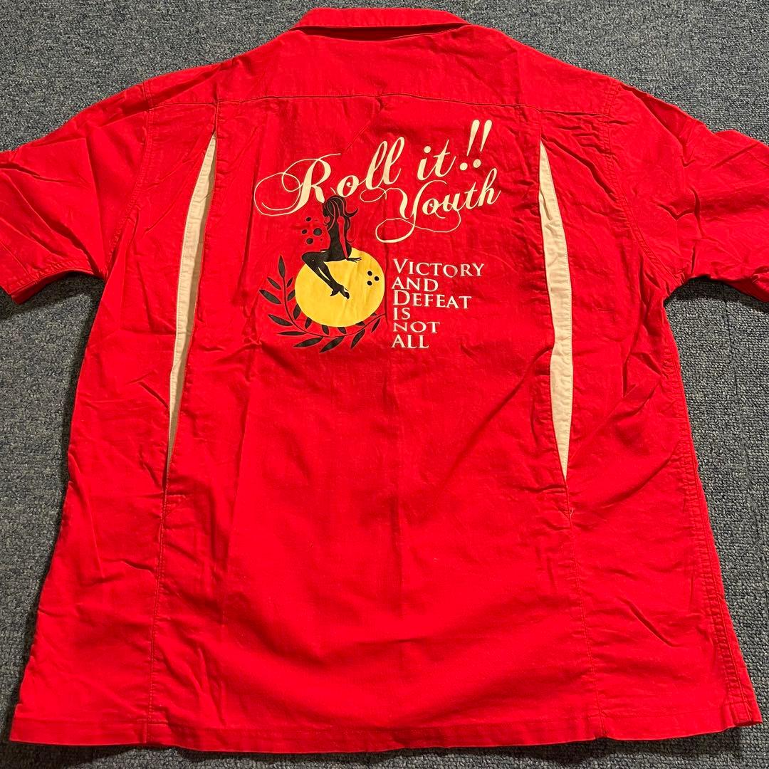 希少 ROUND1 ボーリングシャツ 企業 Lサイズ 当時物 ラウンド1 - メルカリ