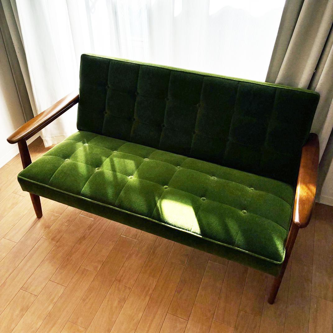 【イエティ】カリモク60 Kチェア 2シーター カリモク60 Kチェア 2シーター ブラックブラック マットブラック