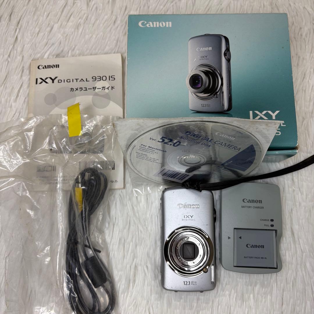 Canon カメラ IXY 930IS PC1437 充電器 箱 コンデジ 可動 - メルカリ