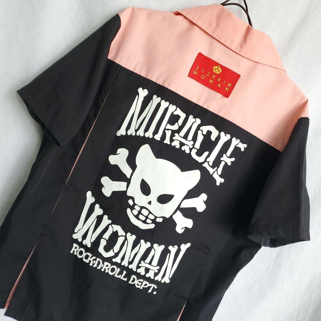 MIRACLE WOMAN ボーリングシャツ クリームソーダ シャツ - メルカリ