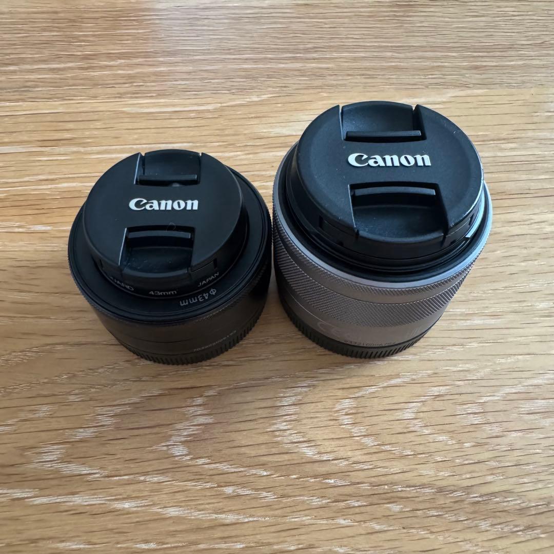 山*田様 《最終値下げ》 Canon EOS kiss M2 ホワイト レンズ2