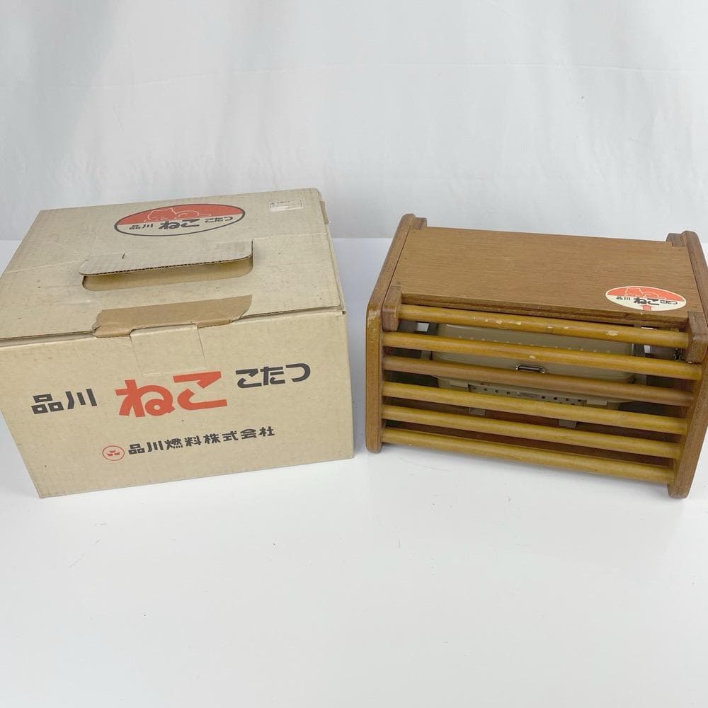 品川ねここたつ 品川燃料株式会社 レトロ 豆炭あんか - メルカリ