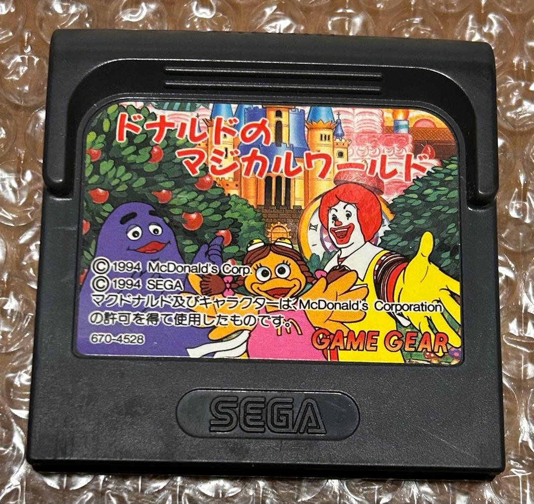 超希少‼️ドナルドのマジカルワールド GAME GEAR - メルカリ