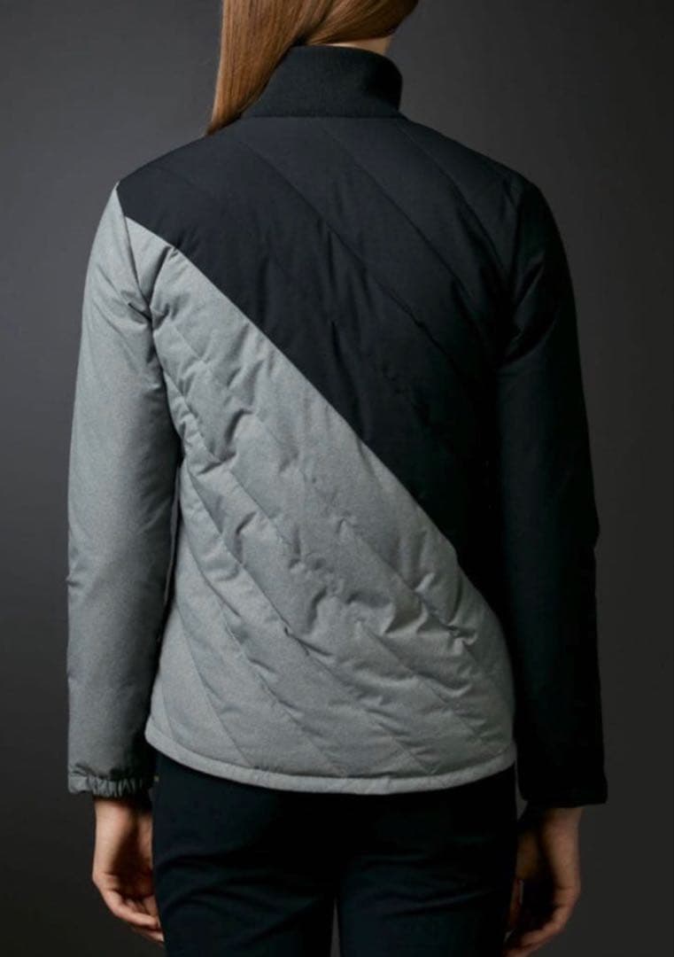 デサント DESCENTE レディースジャケット 黒と灰色 バイカラー サイズM