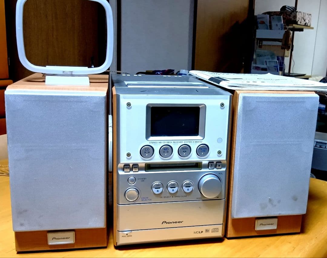 ジャンク品」pioneerMD/CDコンポ - メルカリ