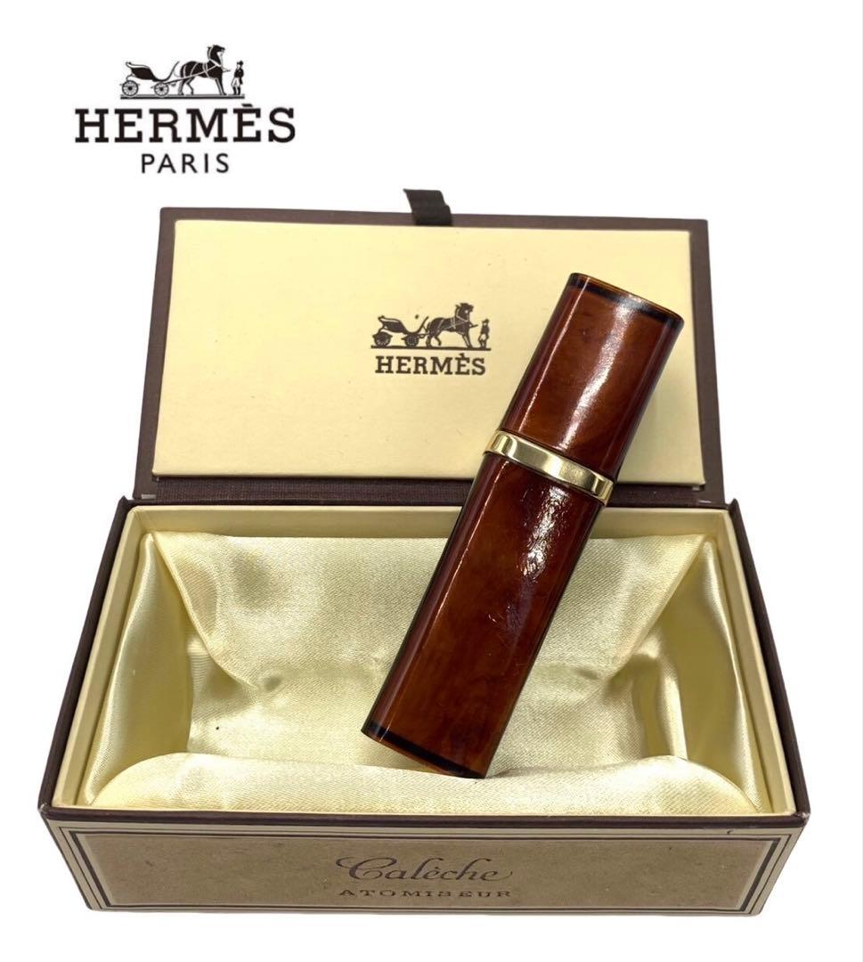 エルメス　Calèche 香水ボトル　箱付き　ブランド　お洒落　メンズ HERMES(エルメス) Caleche(カレーシュ) EDT 100ml ほぼ満タン【中古