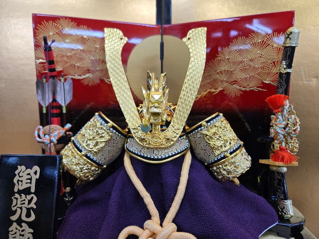 展示品限り】五月人形 兜 鍬形 収納飾り ※閉店セール S40 - メルカリ