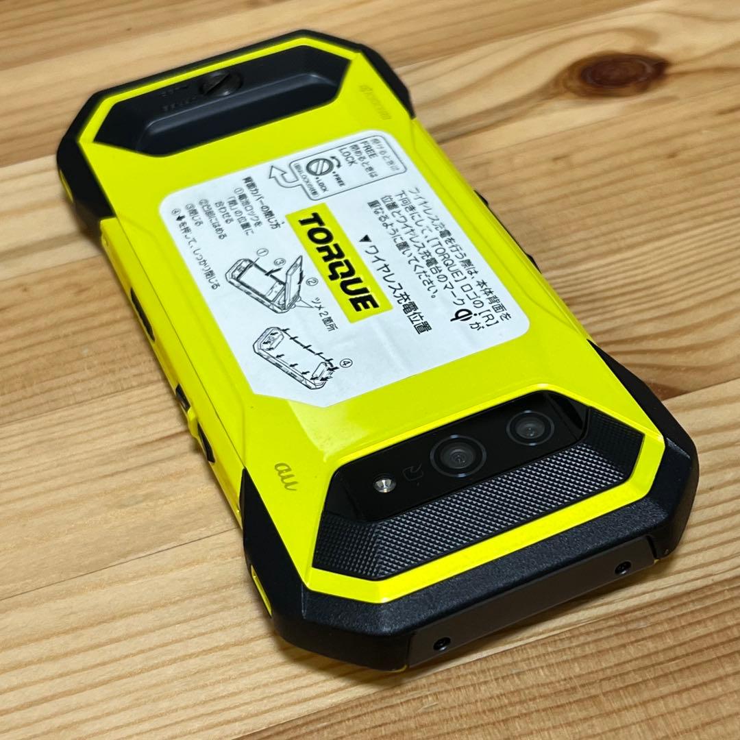 京セラ TORQUE 5G KYG01 イエロー SIMフリー au - メルカリ