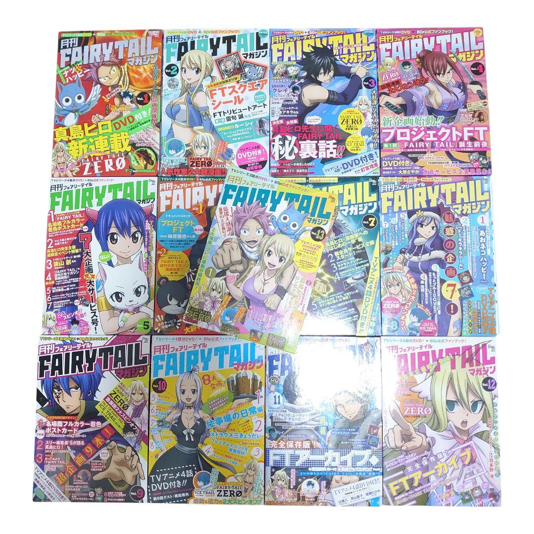 月刊 FAIRY TAIL マガジン 1～13巻セット 付録DVD付き 全巻 - メルカリ