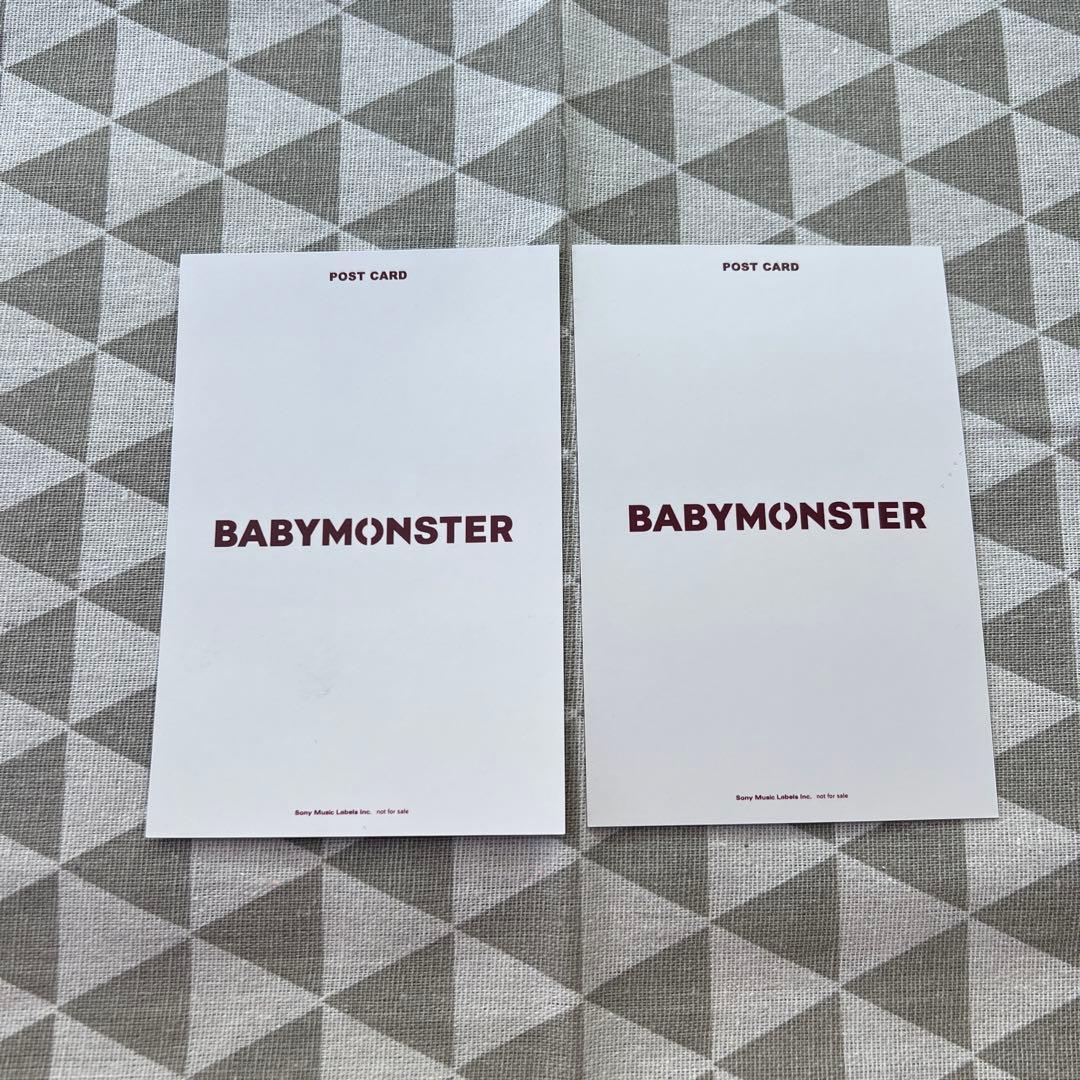BABYMONSTER ベビモン B賞 ポストカード 2枚 会場抽選 アヒョン - メルカリ