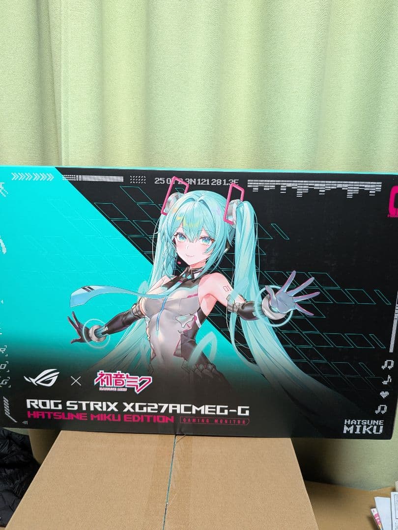 【新品国内】ROG STRIX XG27ACMEG-G HATSUNE MIKU ASUS ROG Strix XG27ACMEG-G Hatsune Miku Edition (27インチワイド