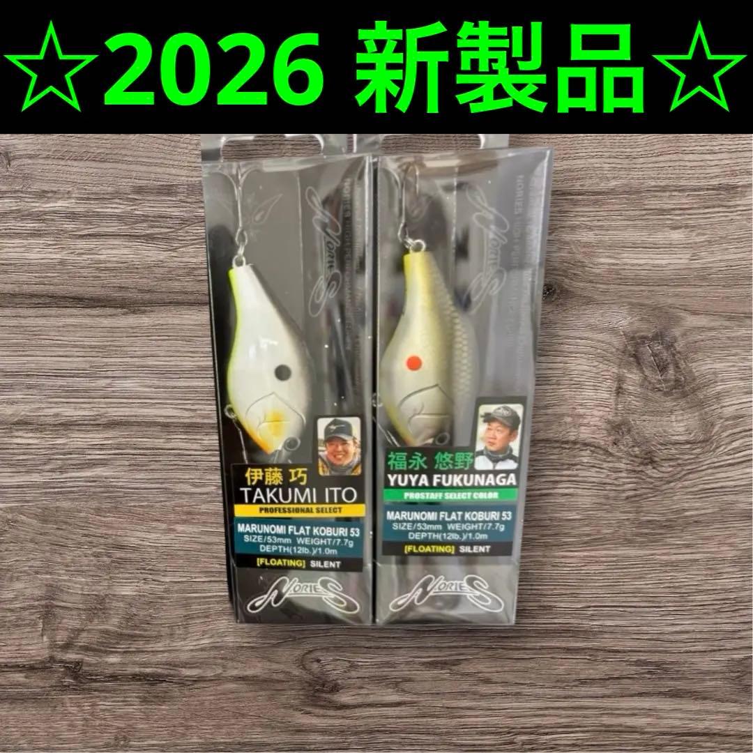 新品未使用】ノリーズ マルノミフラット コブリ53 人気カラーセット