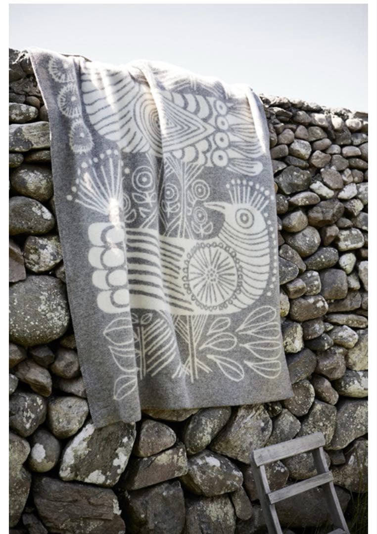 クリッパン　リサラーソン　限定　ブランケット　新品未使用　膝掛け Lisa Larson（リサラーソン） ひざ掛け スケッチドッグ ブランケット