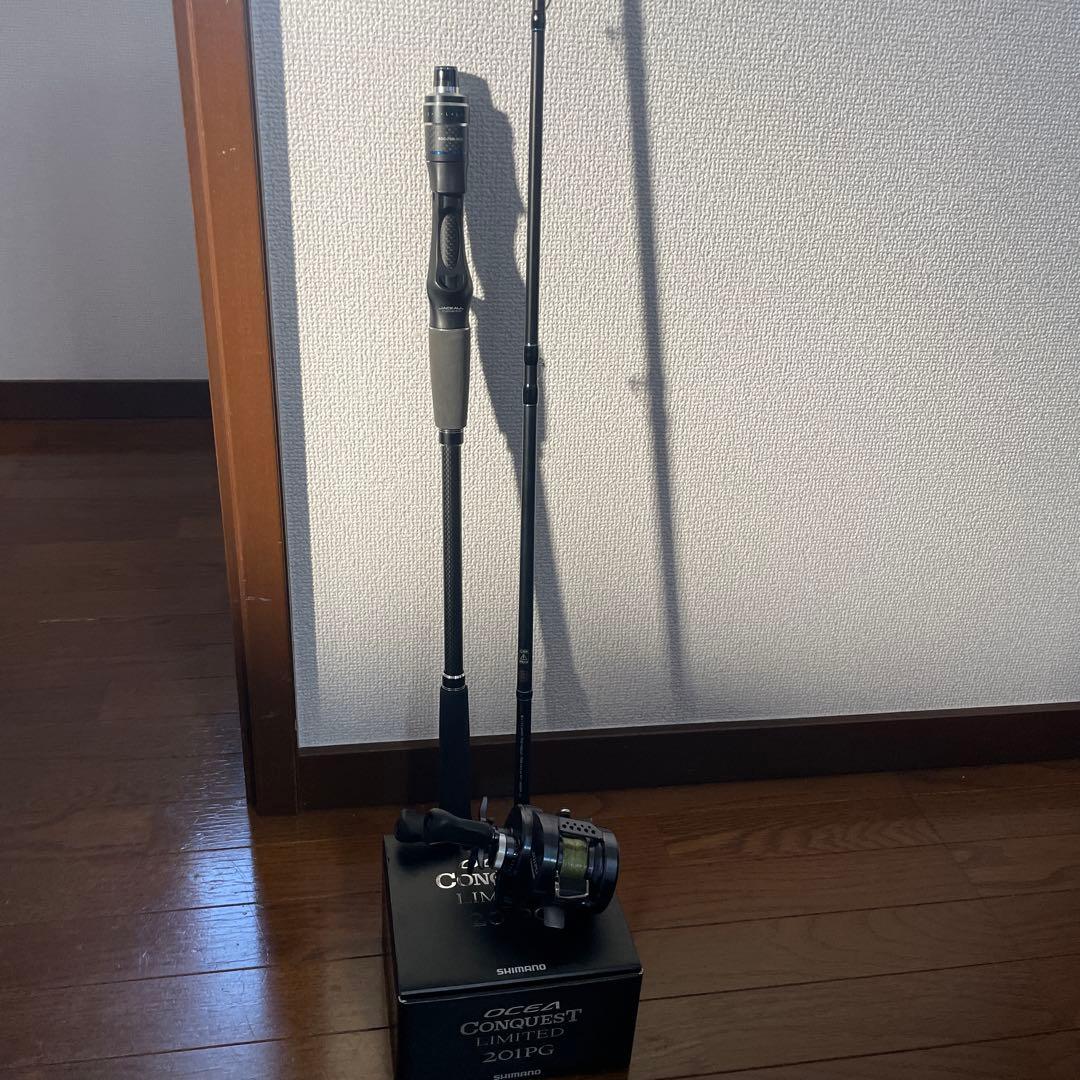 シマノ オシアコンクエストリミテッド 201PG 他ロッド1