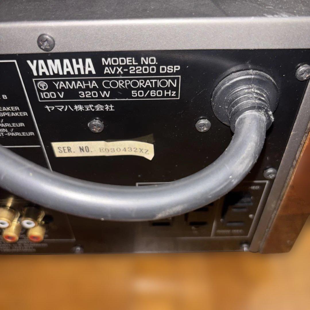 YAMAHA ヤマハ AVX-2200DSP AVサラウンドアンプ动作未確認品！ - メルカリ