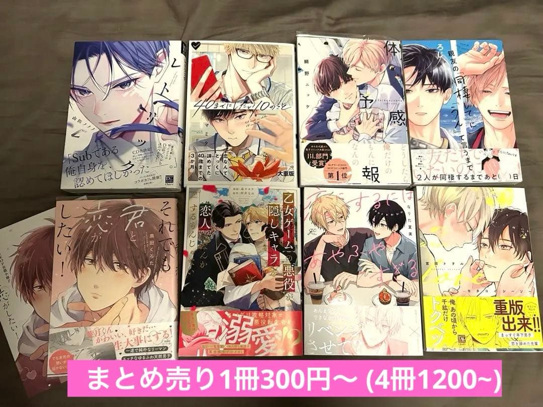 商業BLまとめ売り1冊300円〜 (4冊1200~) - メルカリ