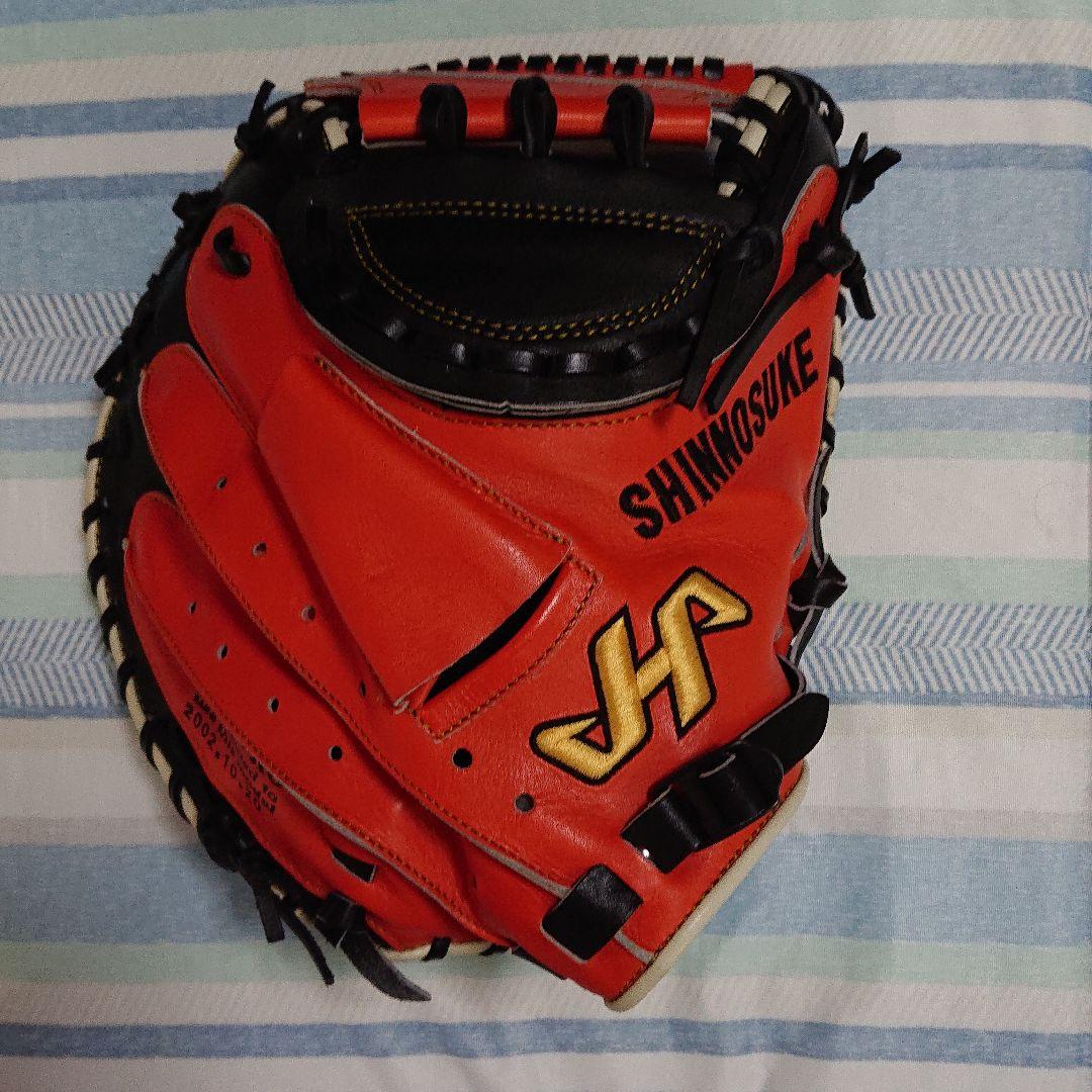 硬式野球グローブ 阿部慎之助モデル - メルカリ