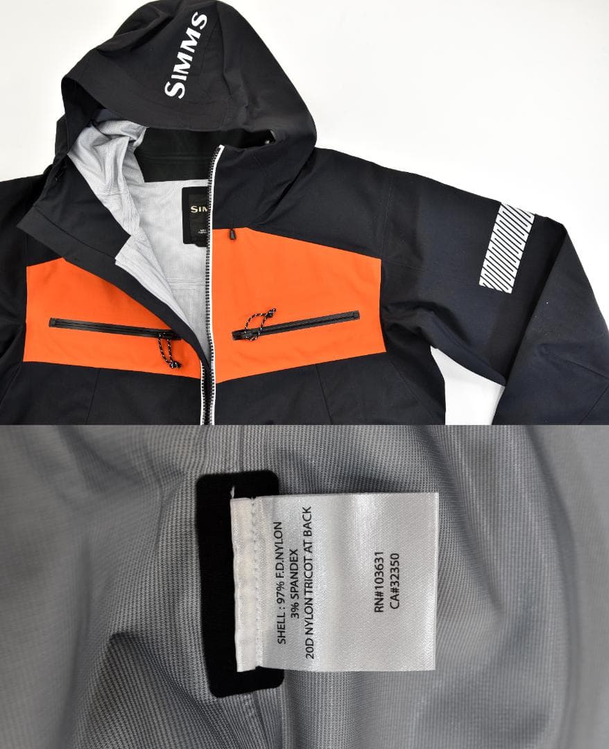Simms☆シムス CX ジャケット size:M ブラック - メルカリ