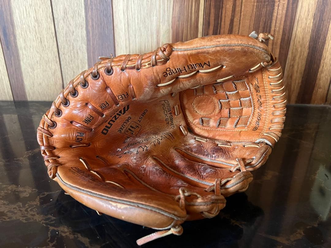 O-781】ミズノ グローブ 赤カップ ワールドウィン ビンテージ - メルカリ