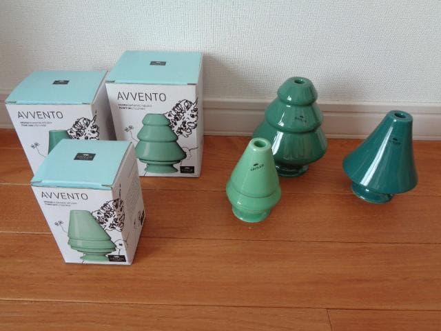 ケーラー KAHLER アヴェント キャンドルホルダー3個セット グリーン