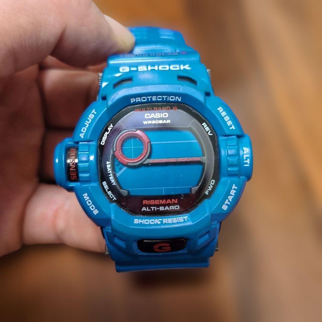 限定色・ジャンク品】G-SHOCK ライズマン GW-9200BLJ ブルー - メルカリ