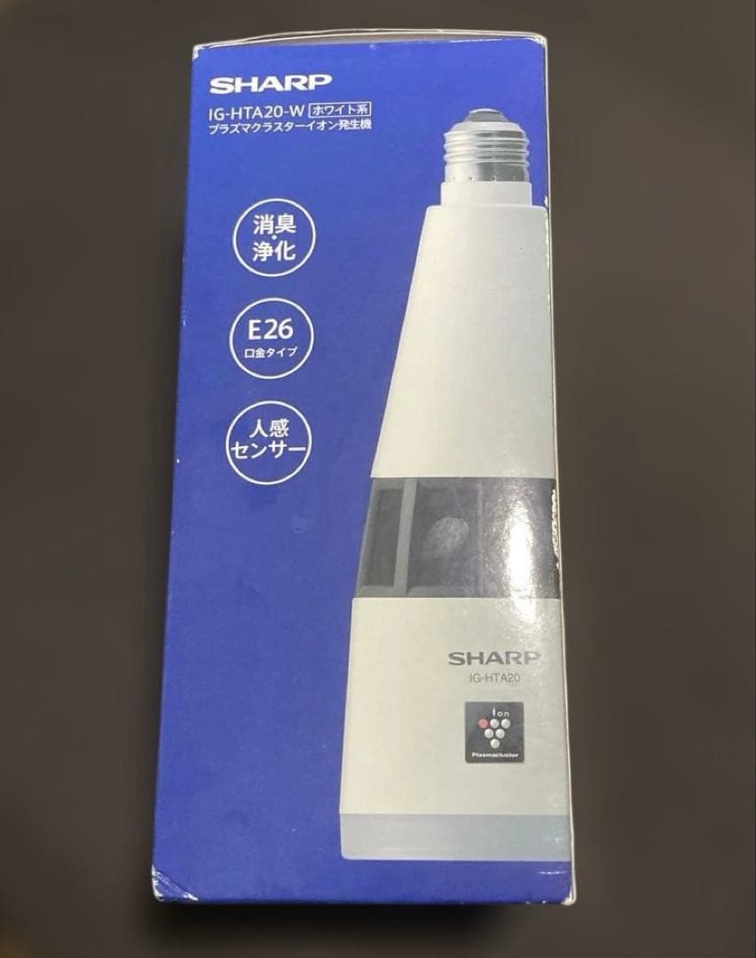 SHARP IG-HTA20-W プラズマクラスターイオン発生機 IG-HTA20 エアクリーナー プラズマクラスターイオン発生機 ホワイト系
