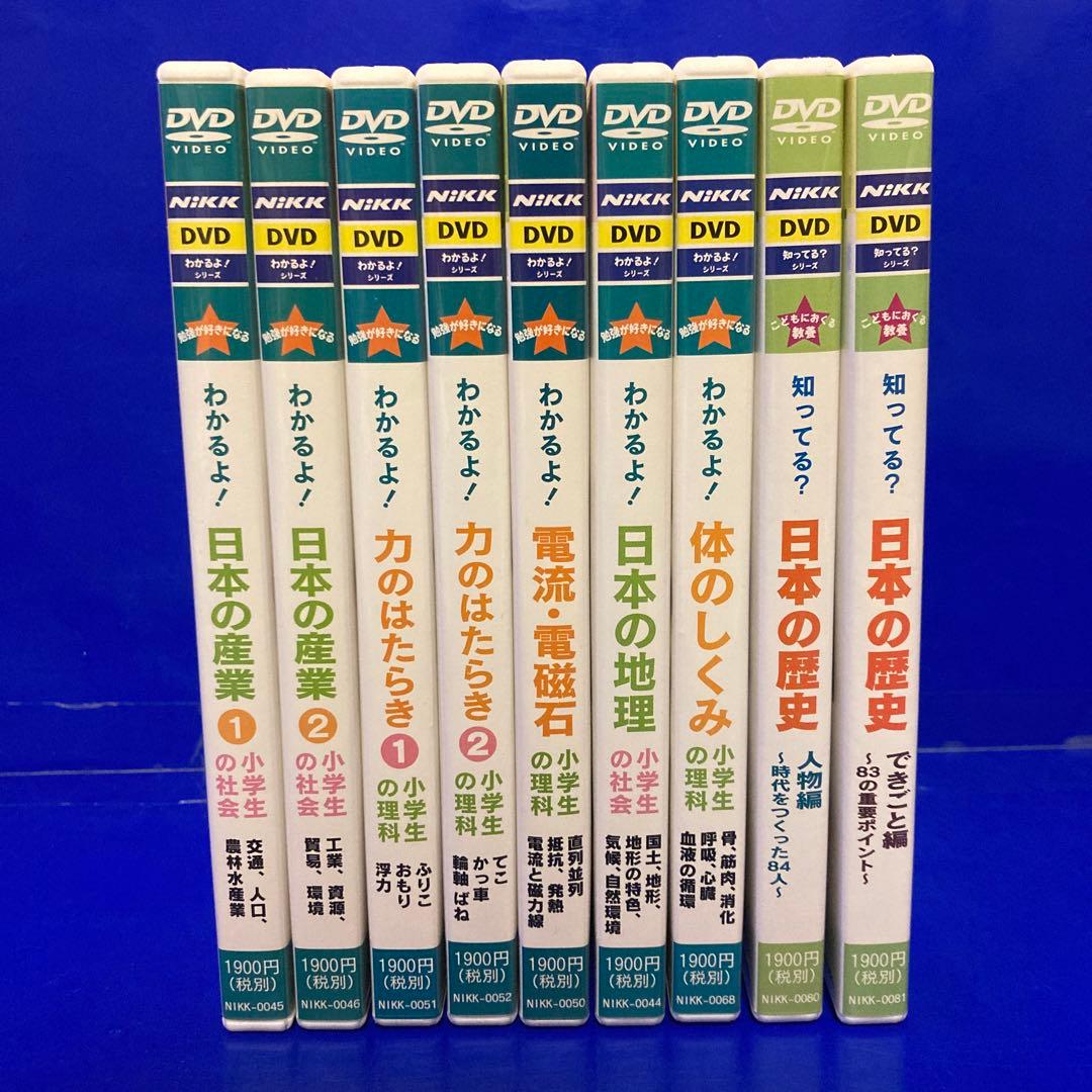NiKK映像 DVD わかるよ！知ってる？ DVD 9本セット - メルカリ