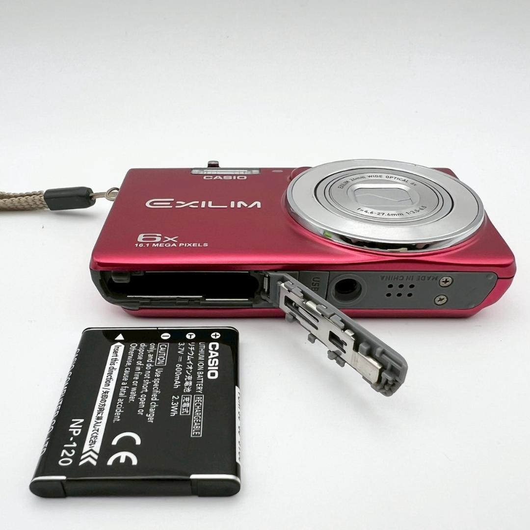 完動品】CASIO EXILIM EX-ZS29 コンデジ レッド 動作確認済 - メルカリ