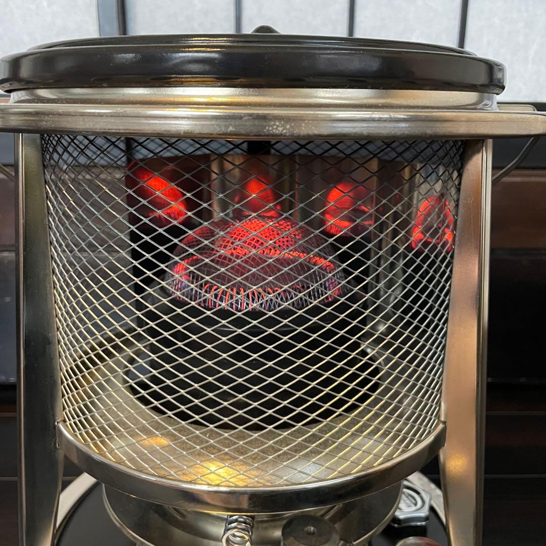 中古 フジカハイペット 石油ストーブ ブラック 反射板付き - メルカリ