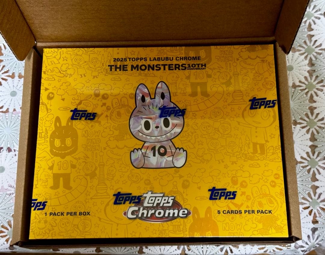 Topps Chrome 10周年記念ボックス ラブブ 1BOX 新品未開封 - メルカリ