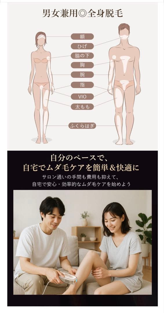 新品未使用 【美人百花ムダ毛ケア部門NO1】「人気ghs番組放送」ANLAN