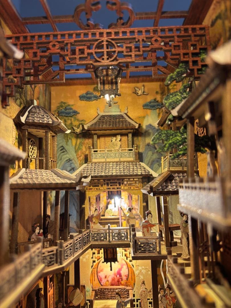 春暁の漢宮 ブックヌック オルゴール付き完成品 訳あり