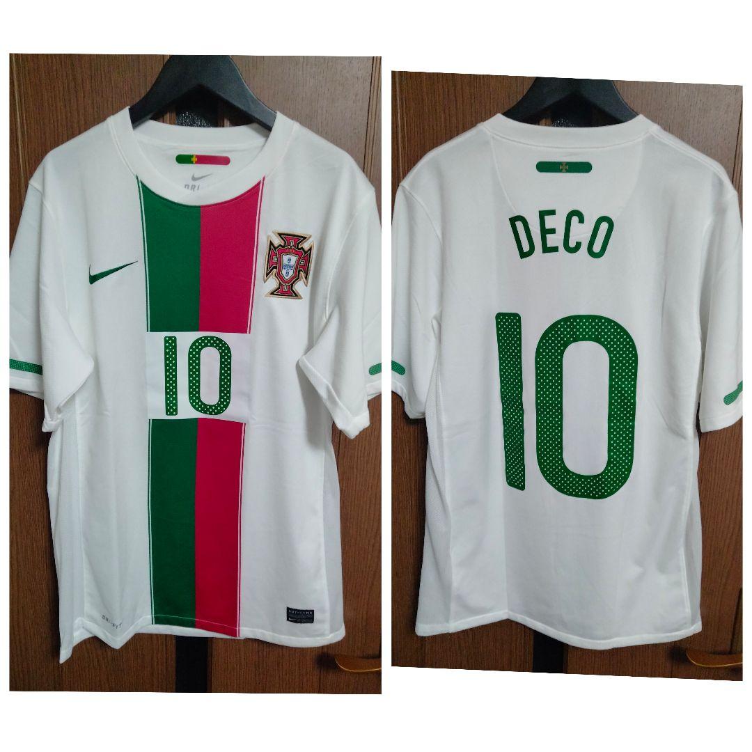 ナイキ ポルトガル代表 デコ #10 ユニフォーム 10/11 アウェイモデル