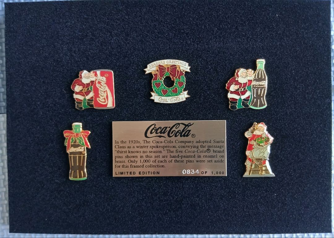 ♦️レア品♦️1920年コカ・コーラ社 限定ピンバッチ・未使用ポスト