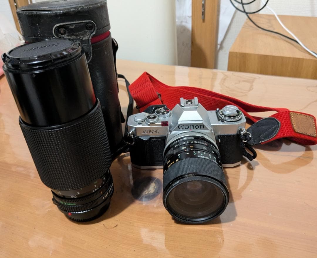 ジャンク canon AV−1,FD70-210mm,TAMRON35-70mm - メルカリ
